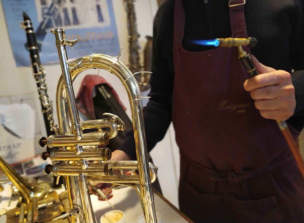 Révision et réparation de trompette